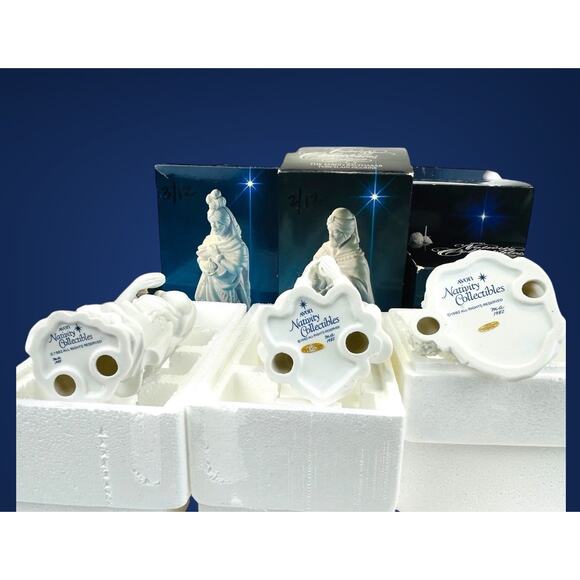 Avon Vintage Nativity Collectibles 14 Pc Orig Boxes Flying Angel Stable READ - Picture 10 of 16